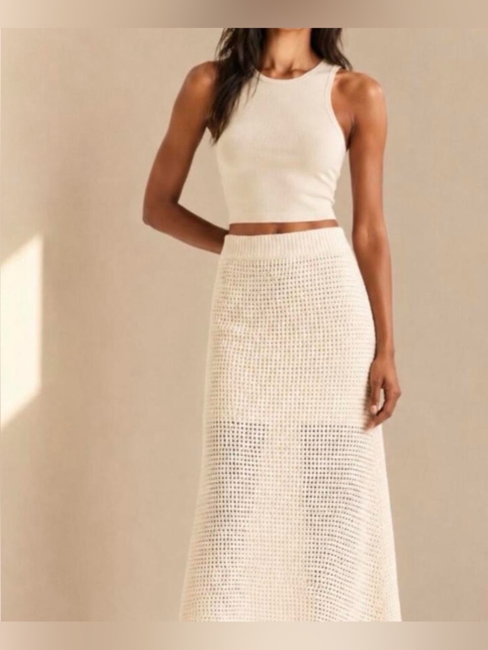 A.L.C. Caleb Midi Skirt Sz Small Crochet Summer
Retails $350